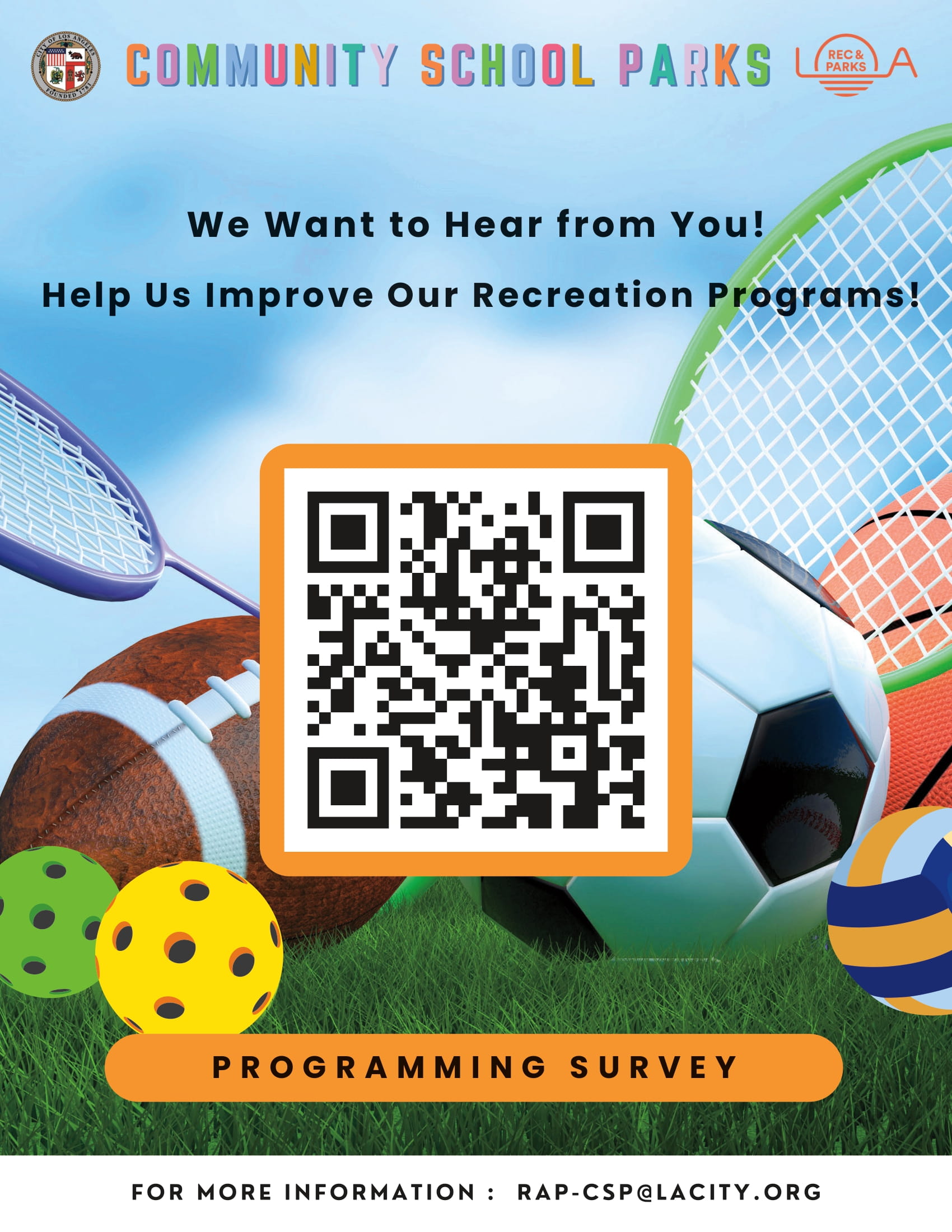 recreation program survey